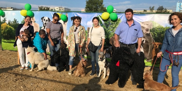 Открытие площадки для выгула собак в Губинском округе
