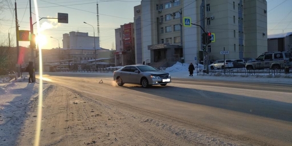 Водитель сбила людей на пешеходном переходе в Якутске 