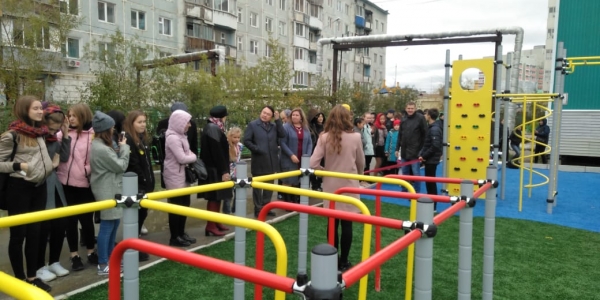 Народный бюджет: в Промышленном округе открылась спортивная площадка