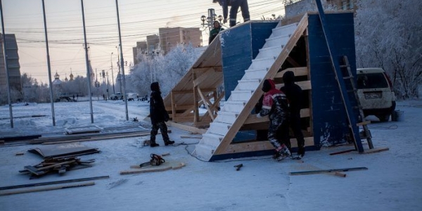 В Якутии ледяные горки будут строить по стандартам ГОСТ