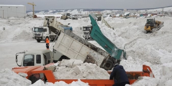 Где частникам оформить талон на вывоз снега в Якутске 