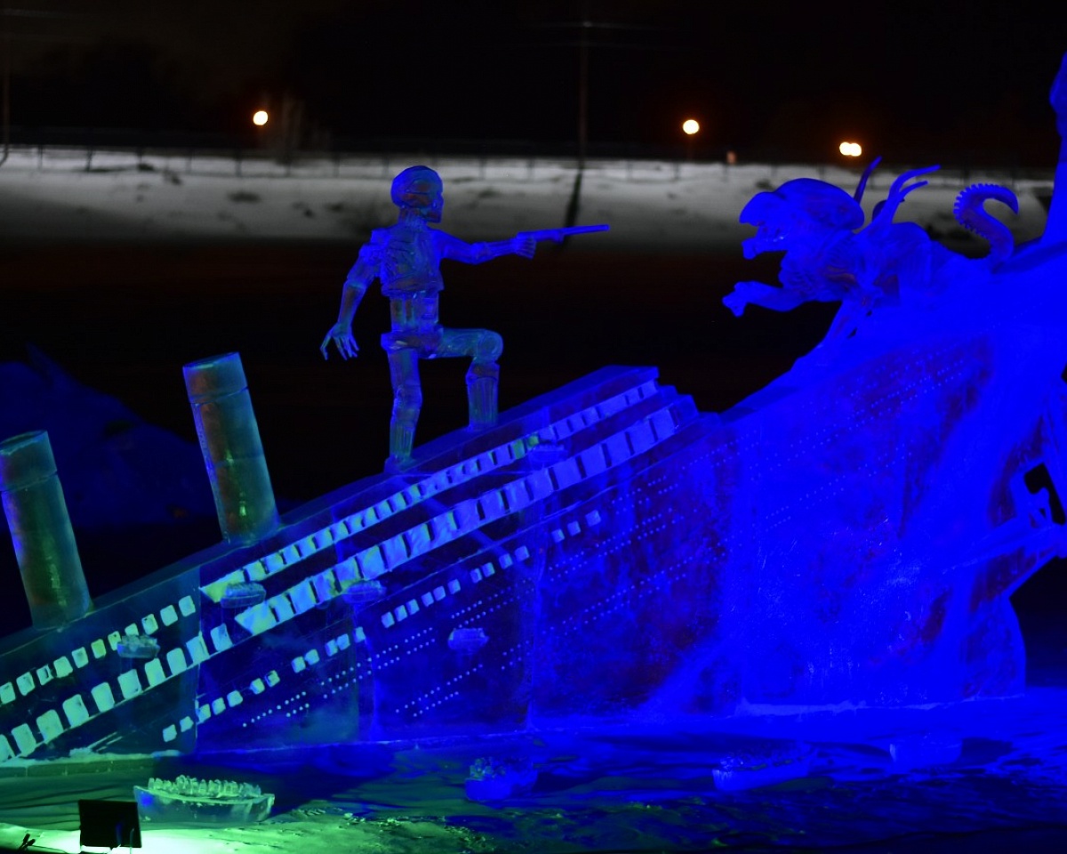 Конкурс ледовых и снежных скульптур «Бриллианты Якутии» завершился в Якутске