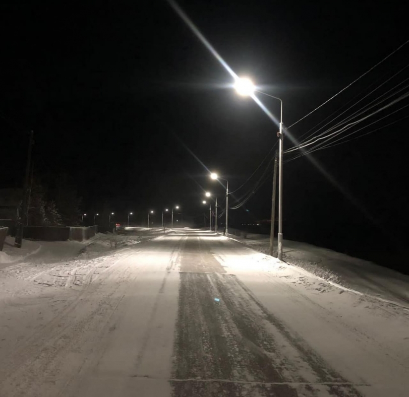 646 опор и 732 светильника установили в 2021 году в Якутске