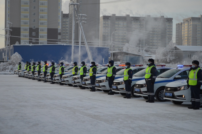 Новыми автомобилями пополнился автопарк Госавтоинспекции Якутии