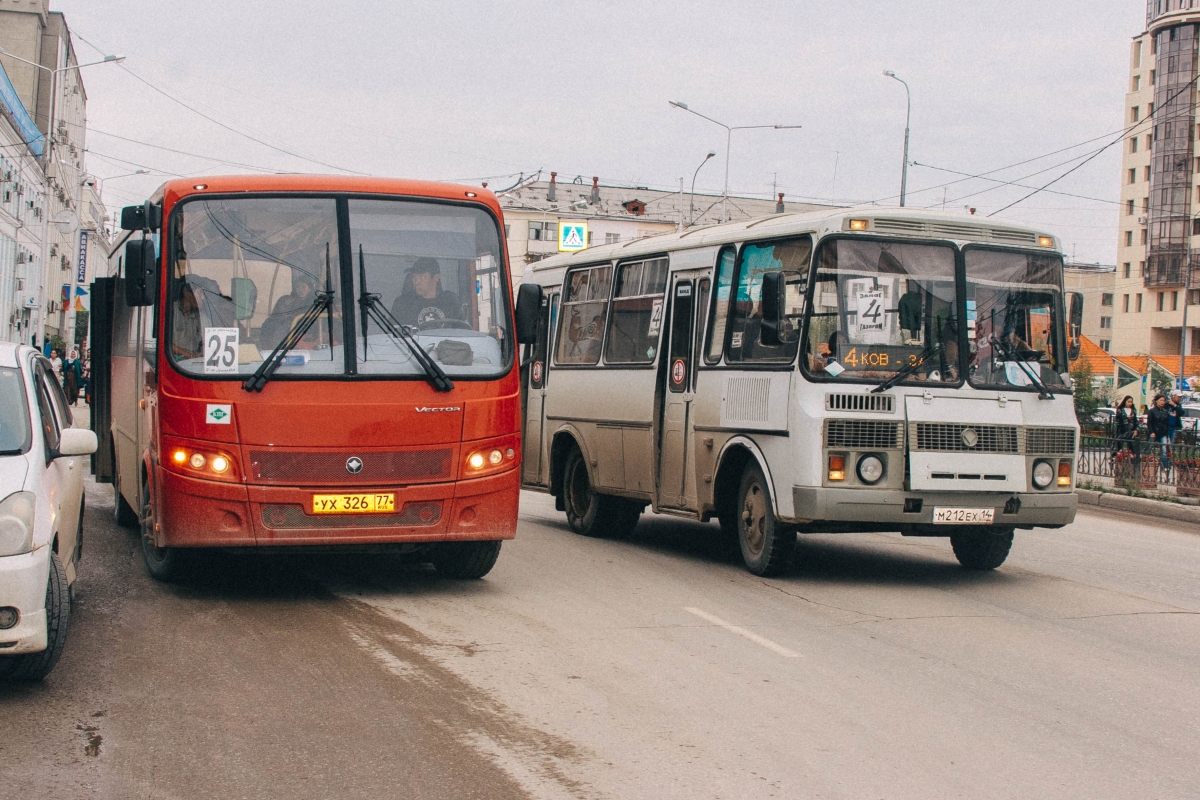 Схемы движения общественного транспорта в День Республики в Якутске