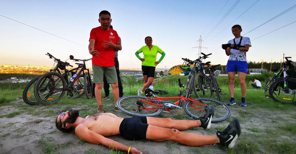 Для велосипедистов провели «Учебную катку» в Якутске