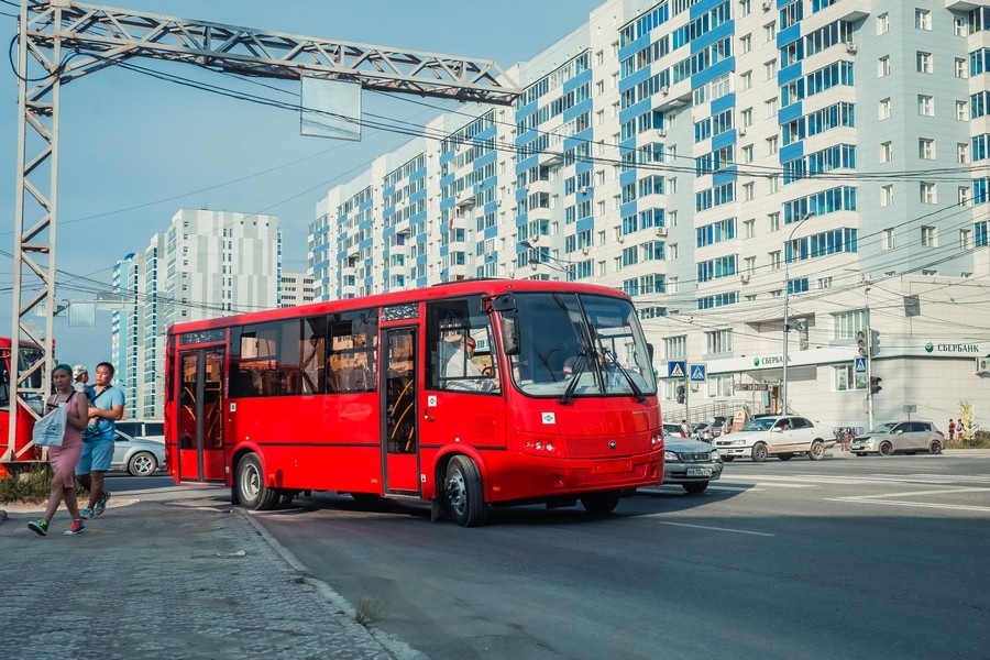 Маршрутный автобус № 2 вновь ездит по улице Курашова