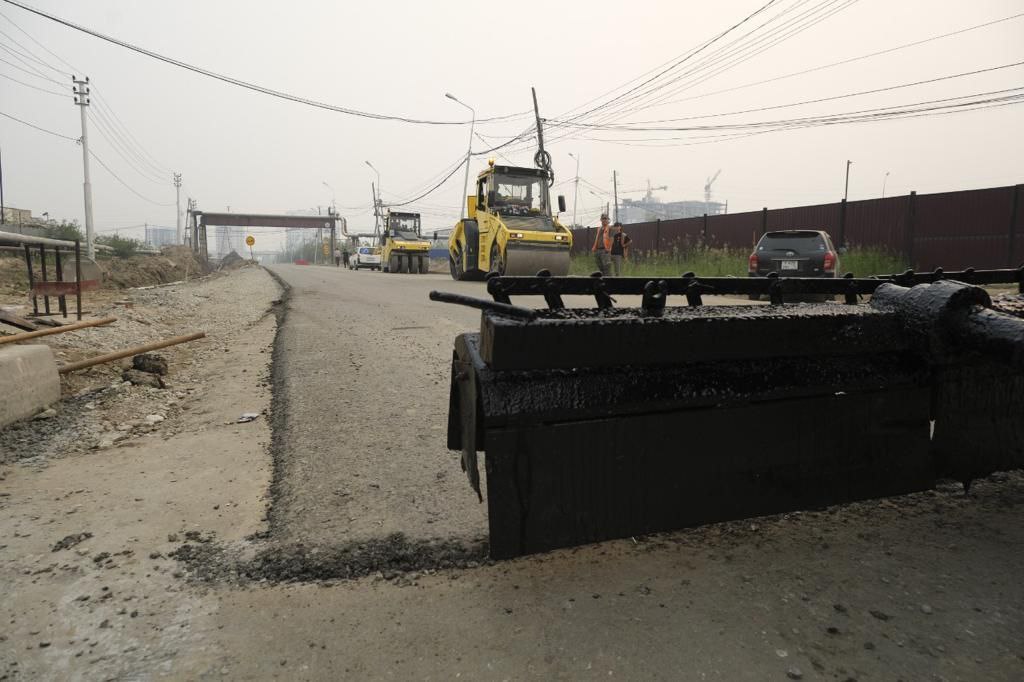 Депутаты Гордумы проверили ход строительства и ремонта дорог в Якутске