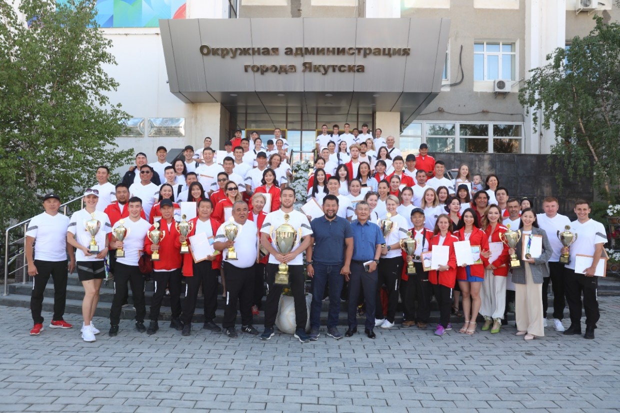 В Якутске чествовали победителей и призеров VIII Спортивных игр народов республики