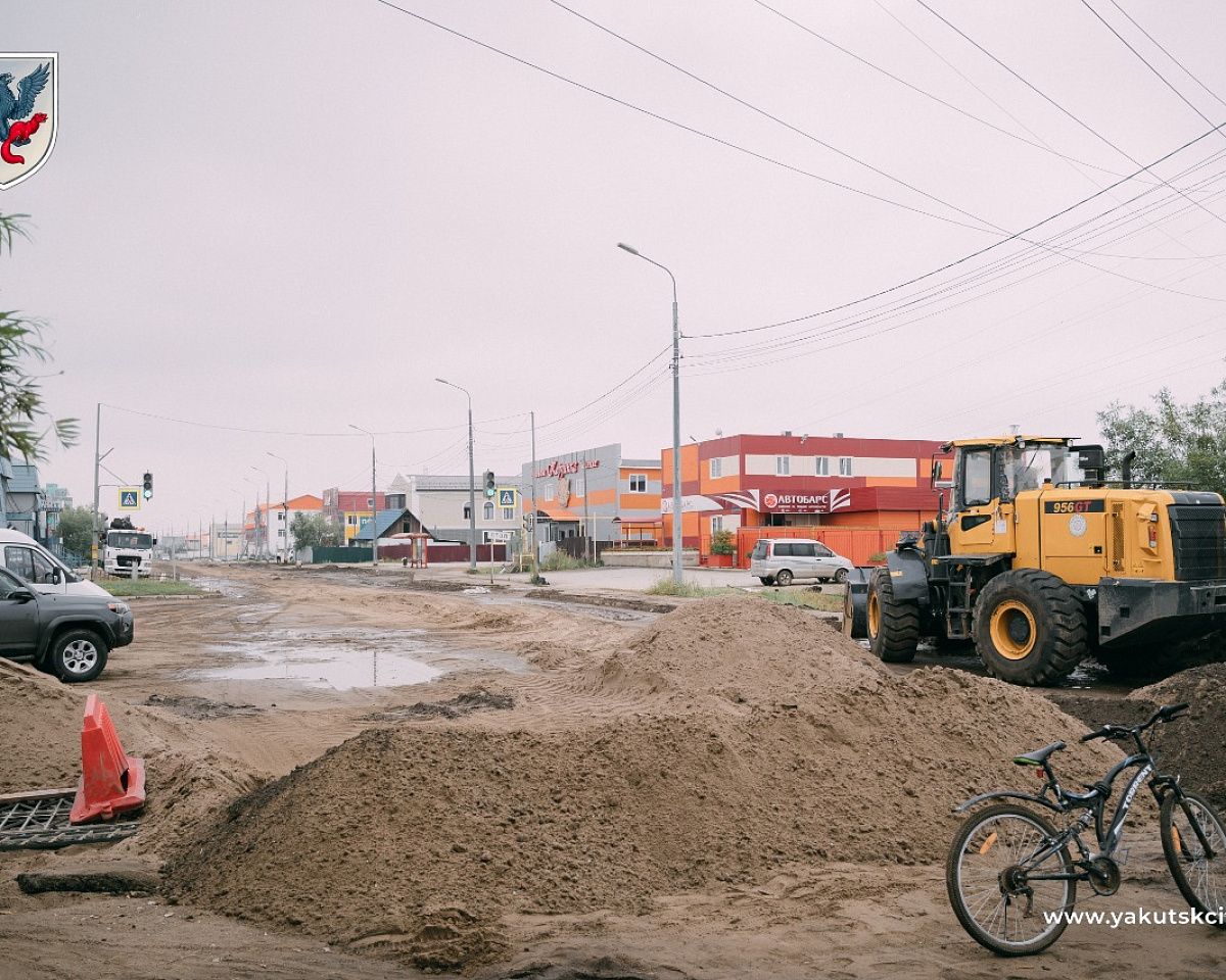 Строительные работы на улице Чернышевского завершатся в конце сентября