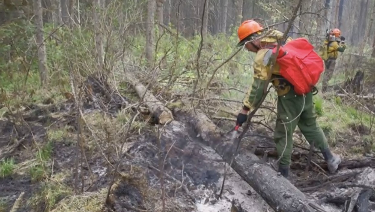 В Якутии действует 7 лесных пожаров