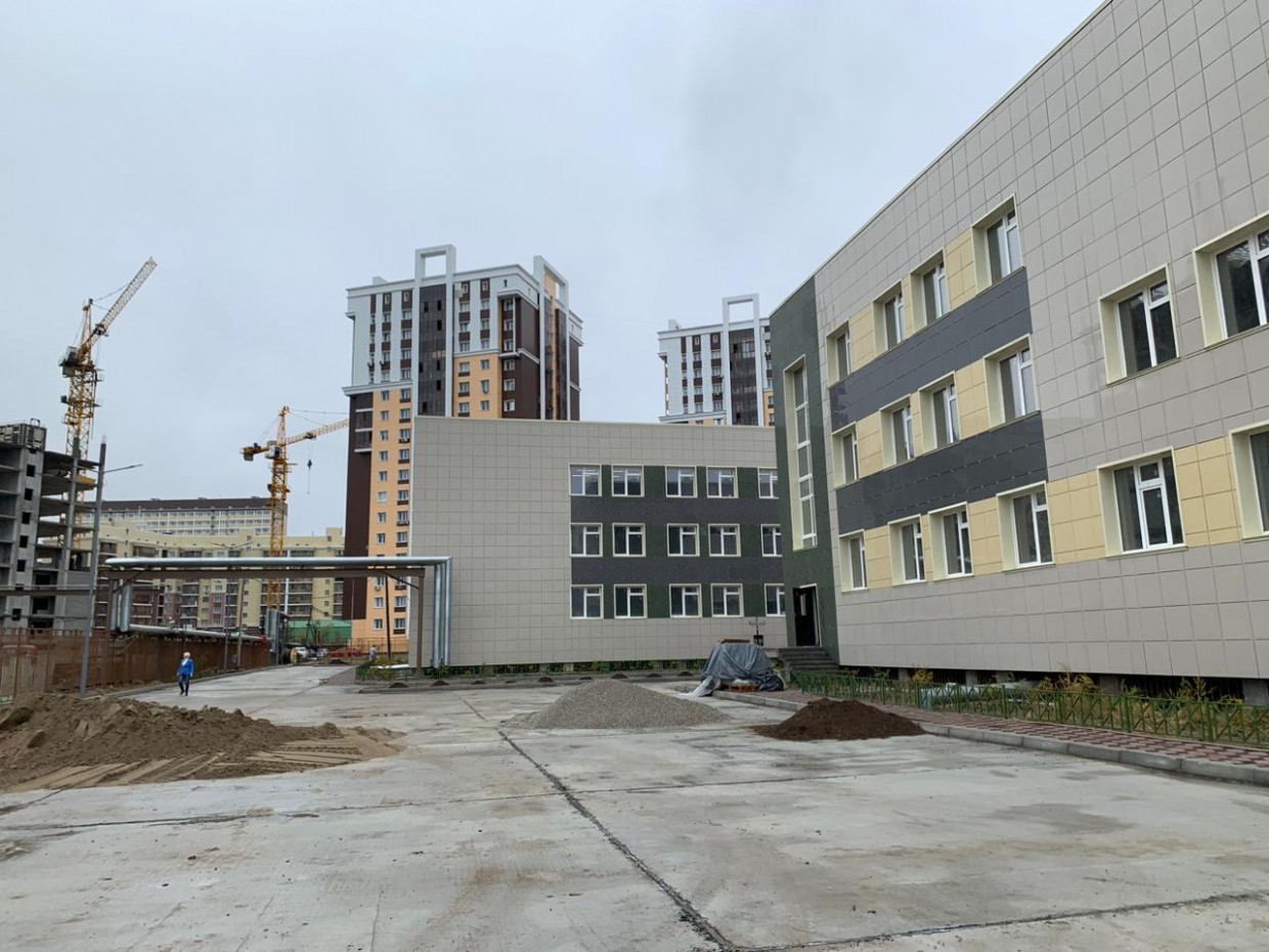 Завершается строительство новой школы в микрорайоне «Прометей» в Якутске