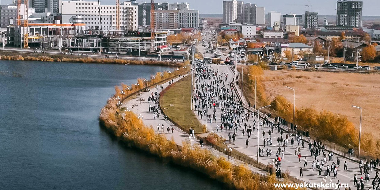 «Кросс нации‑2022» объединил почти 8 тысяч человек в Якутске