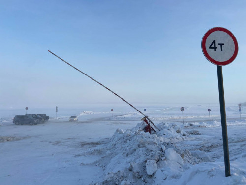Открыто движение по ледовому автозимнику через р. Лена «Якутск-Нижний Бестях»