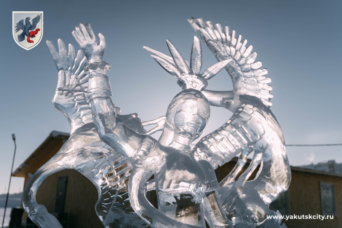 Детский конкурс ледовых скульптур состоялся в Якутске
