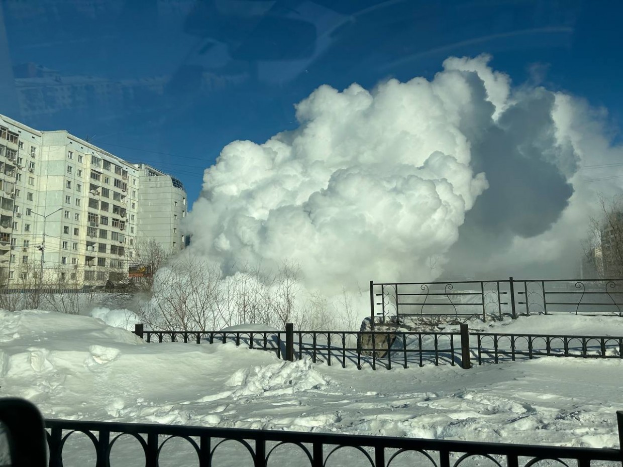 Якутская ТЭЦ проводит плановые работы по улице Хабарова