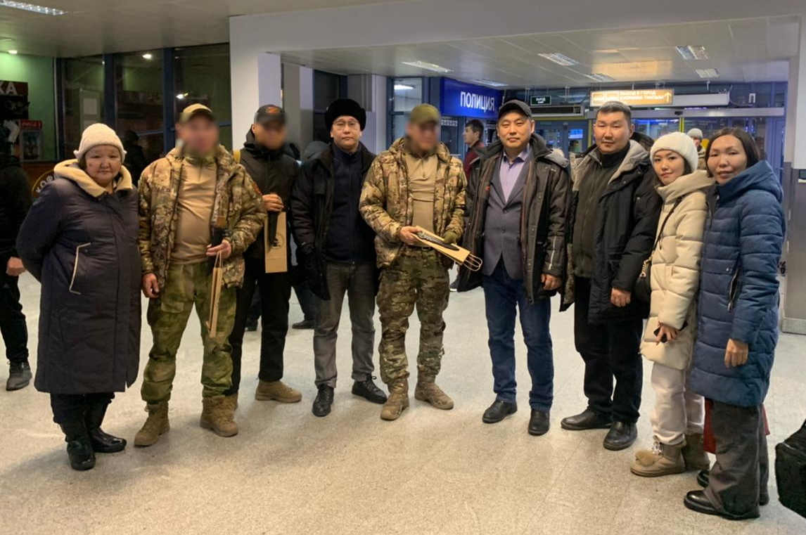 Мобилизованные солдаты из Якутии вернулись домой в отпуск