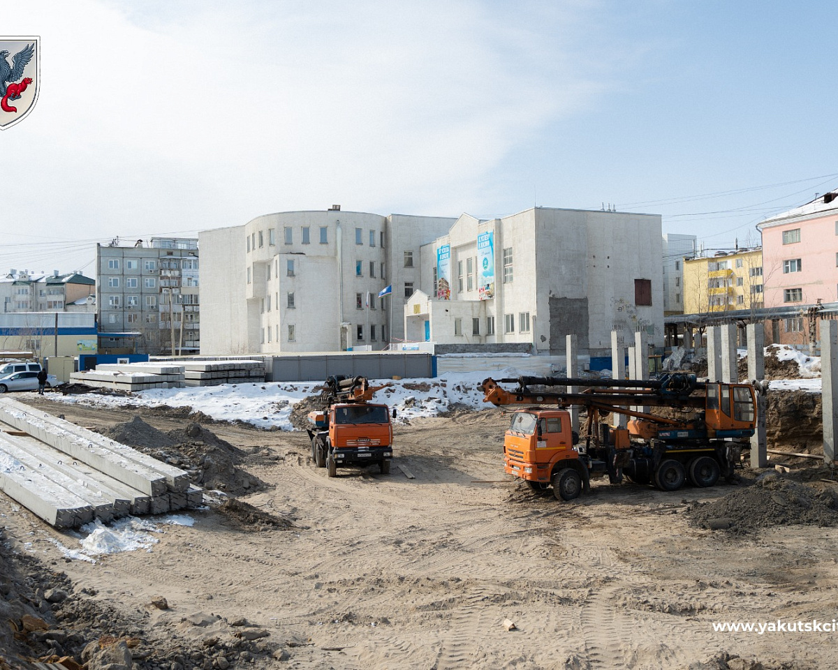 В Якутске началось строительство пристроя к школе № 29