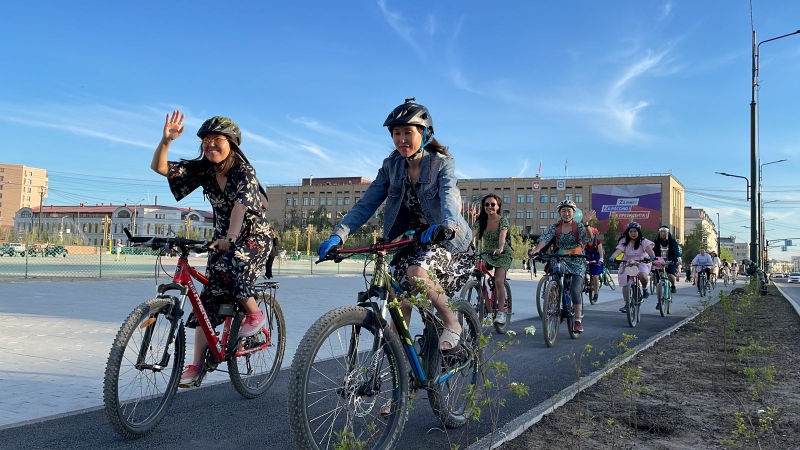 «Девчачий» велопробег состоялся в Якутске