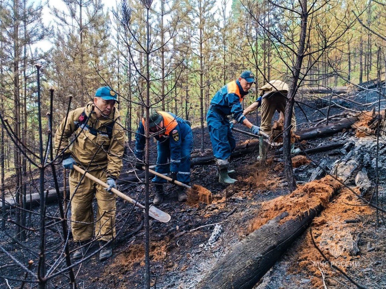 Площадь пожаров в Якутии уменьшилась более чем на тысячу гектаров