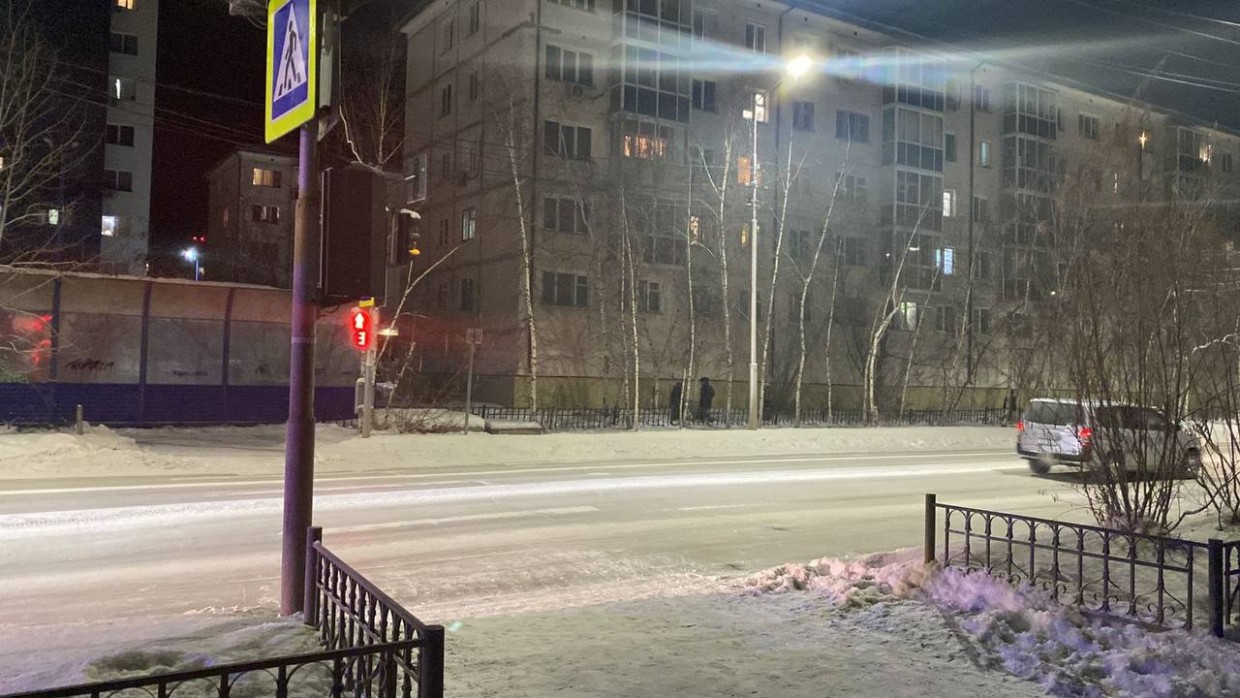 8-летнего пешехода сбили на улице Дзержинского в Якутске