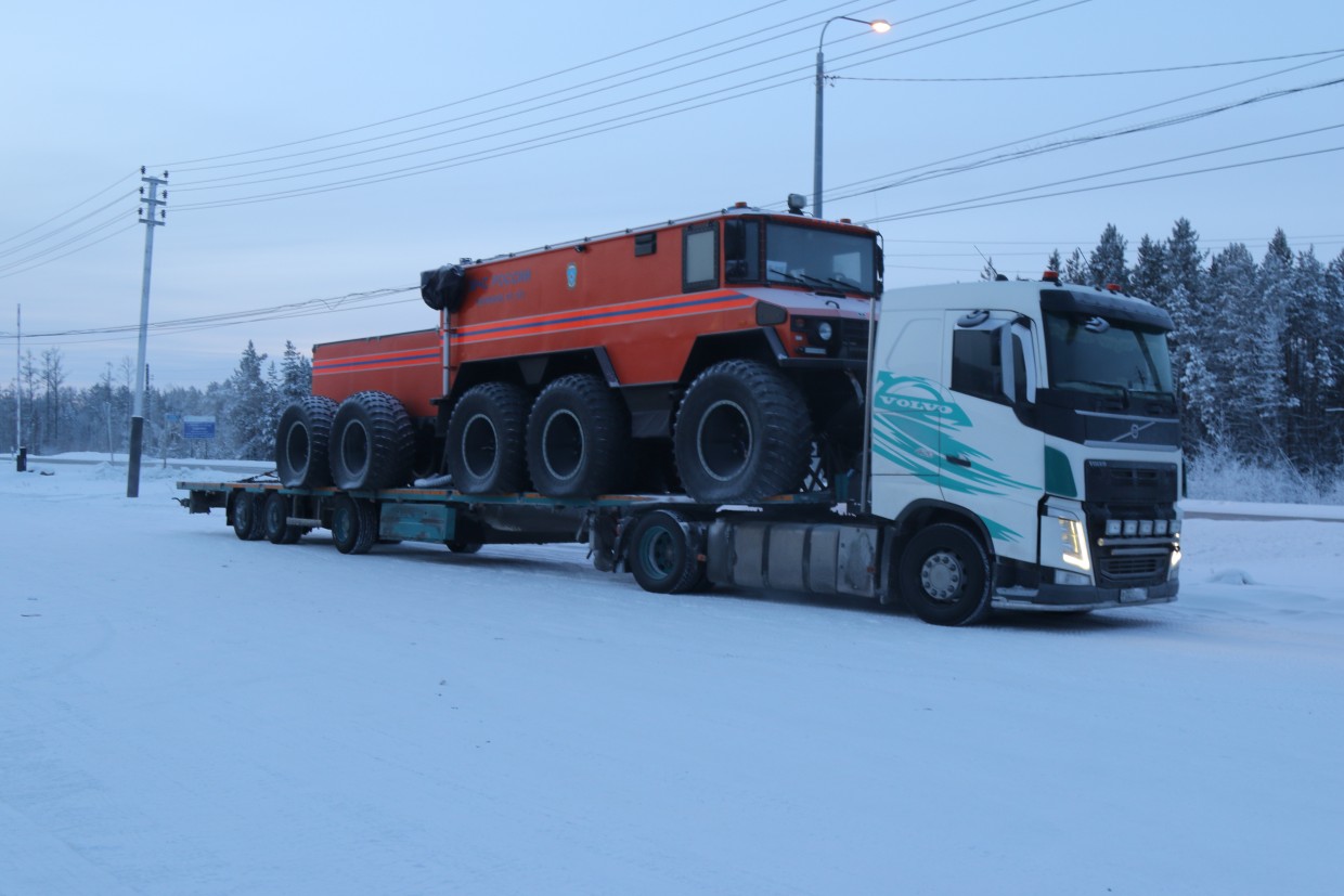 В Якутию прибыли новые вездеходы «Бурлак»