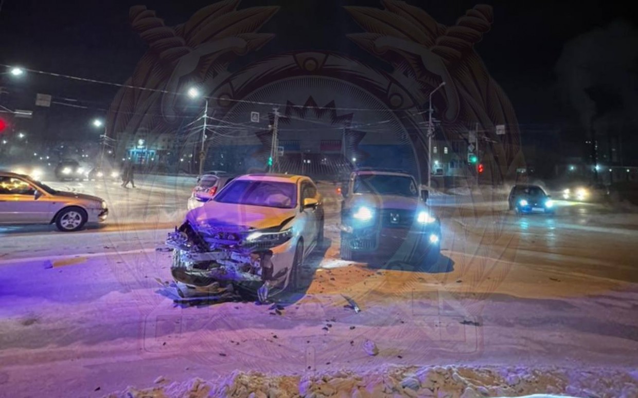 Маленький пассажир пострадал в результате ДТП в Якутске