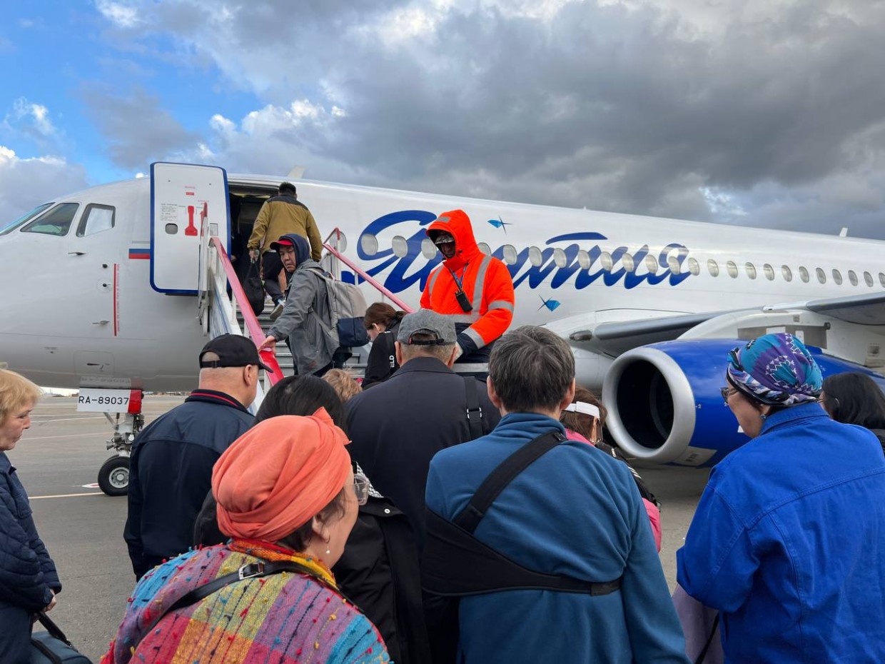 Авиакомпания «Якутия» совершает первый рейс в Алматы