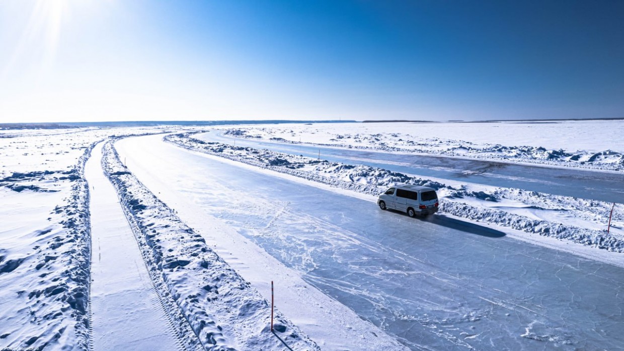 Сроки снижения грузоподъемности ледовых переправ Якутии