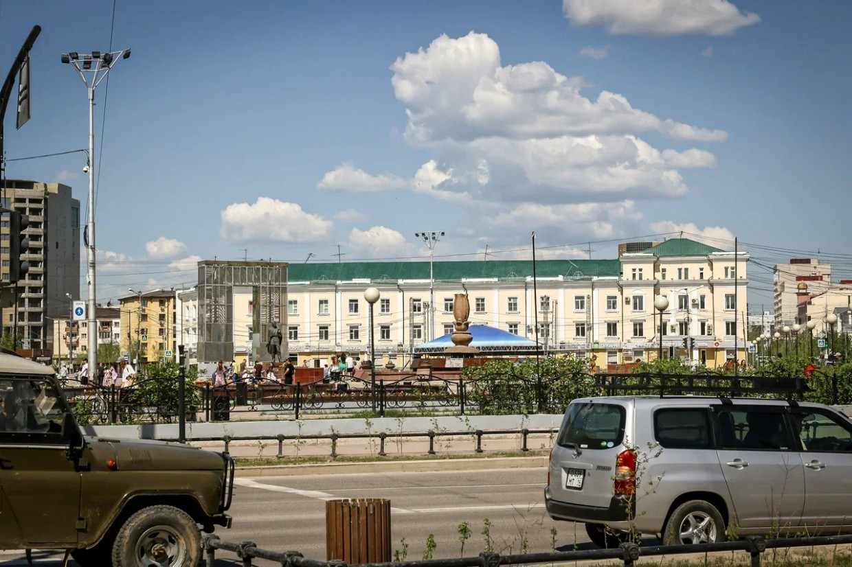 Фонтан на площади Орджоникидзе города Якутска капитально отремонтируют