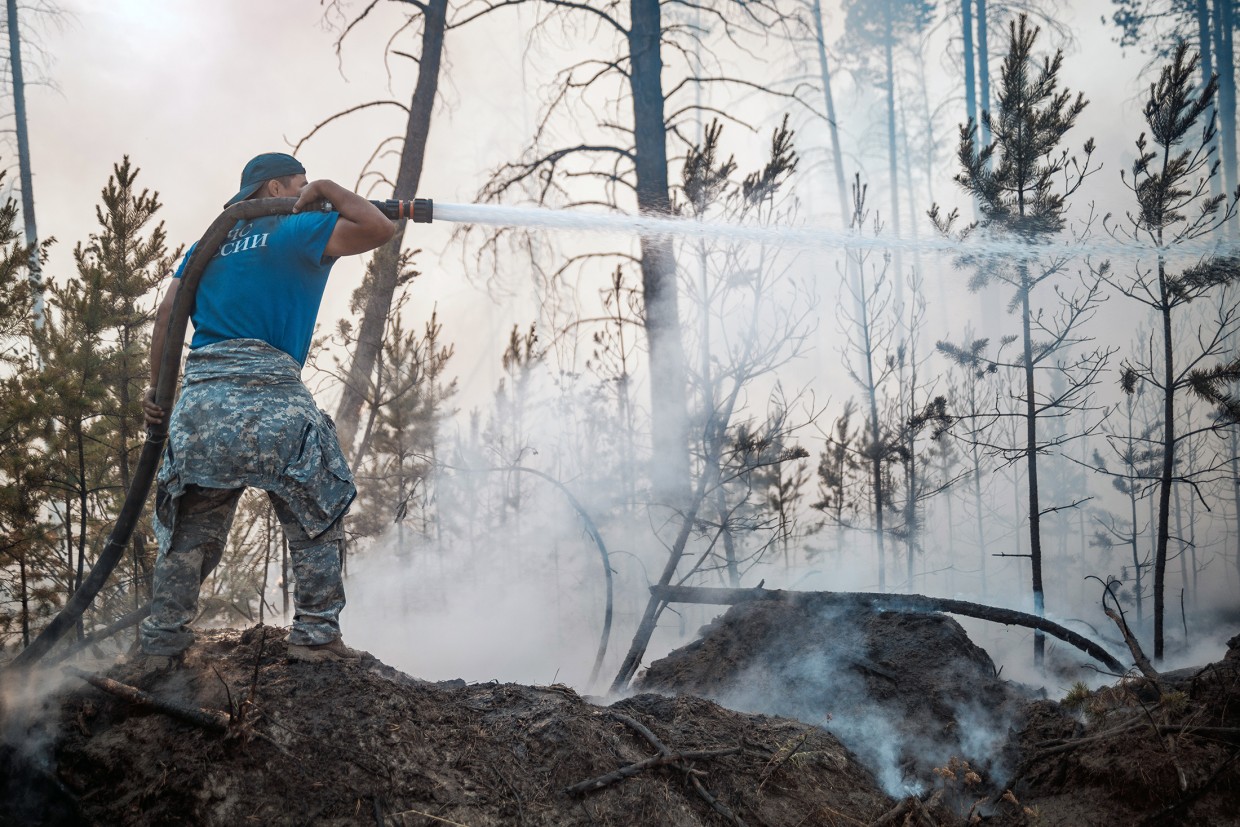 В Якутии действуют 72 лесных пожара