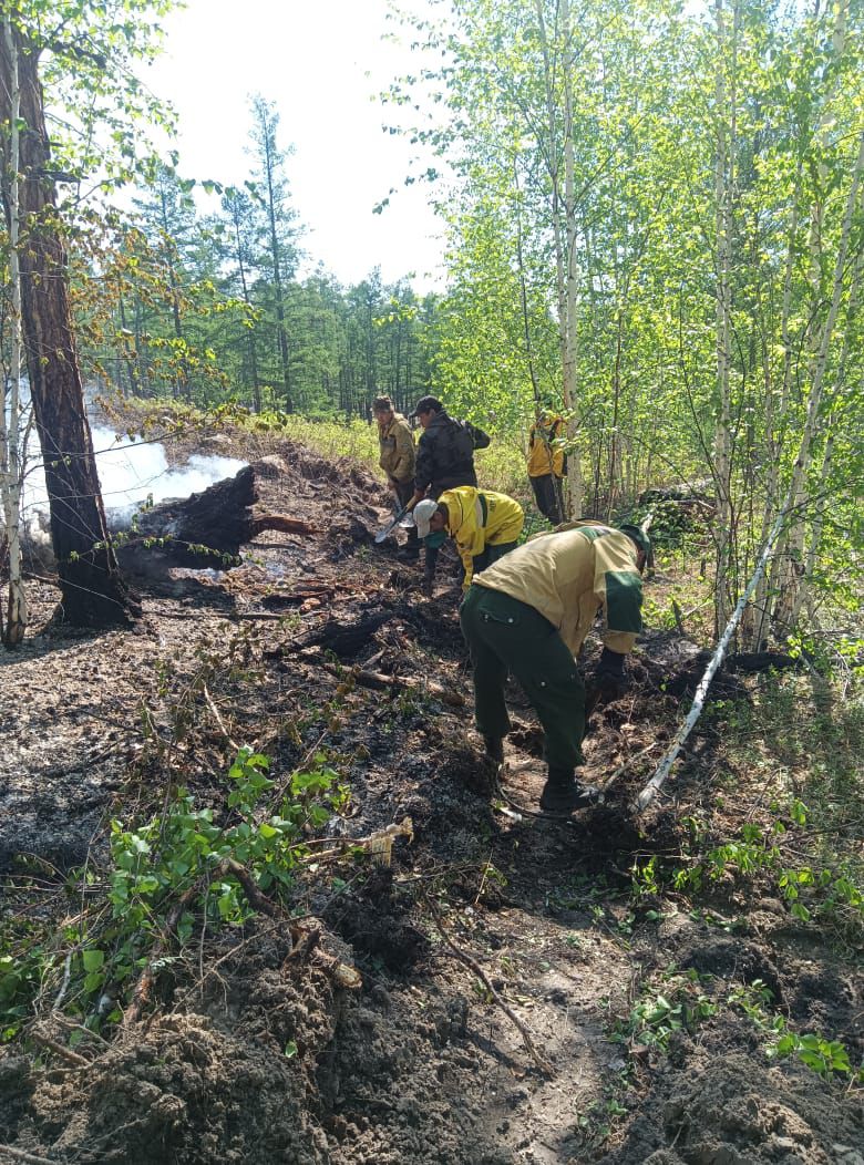 90 лесных пожаров действует в Якутии