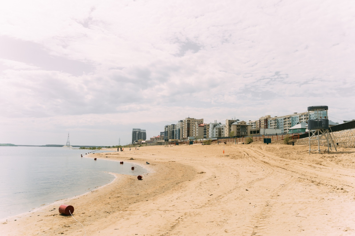 Городской пляж в 202 микрорайоне открыли в Якутске