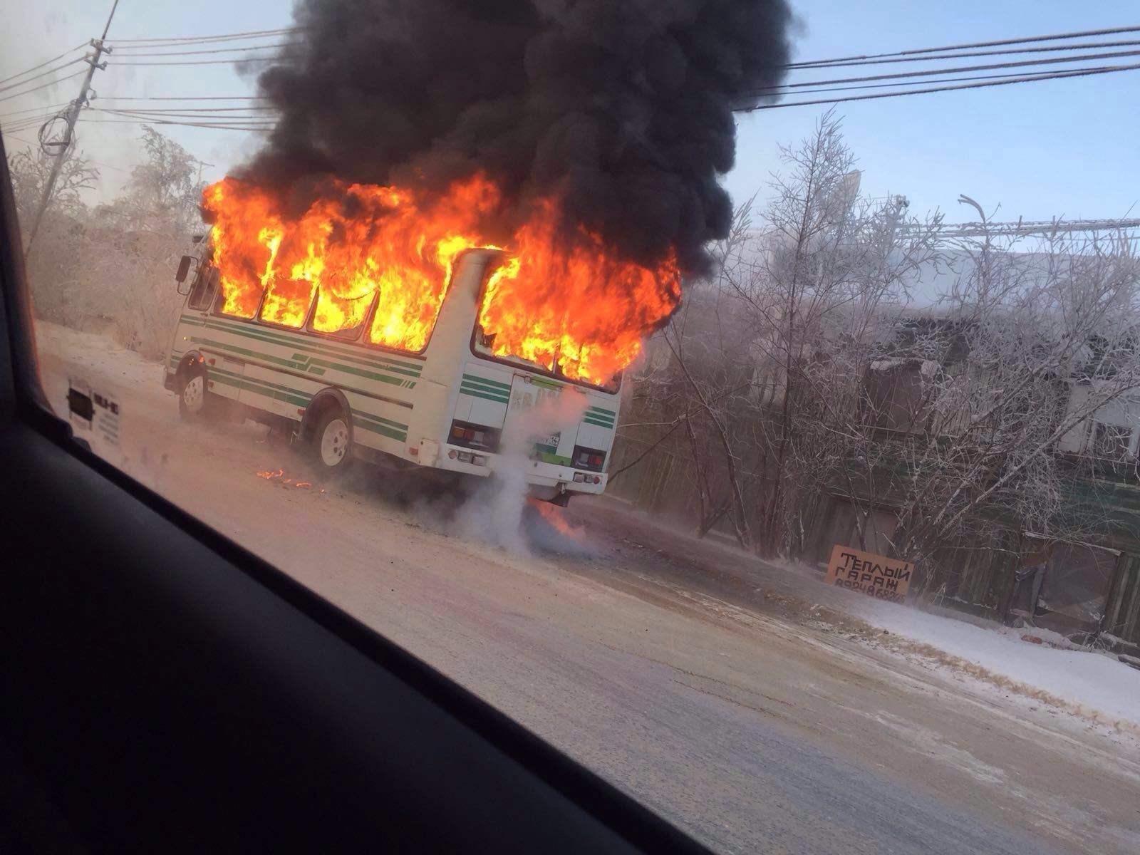 Пожары в Якутске