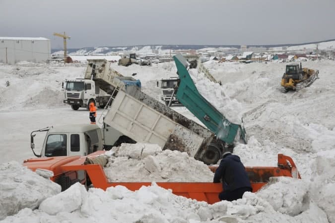 Где частникам в Якутске приобрести талон на снежный полигон?