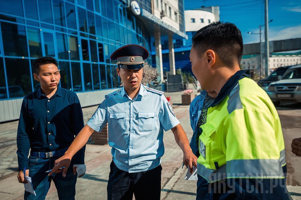 В Якутске идет месячник обеспечения дорожной безопасности