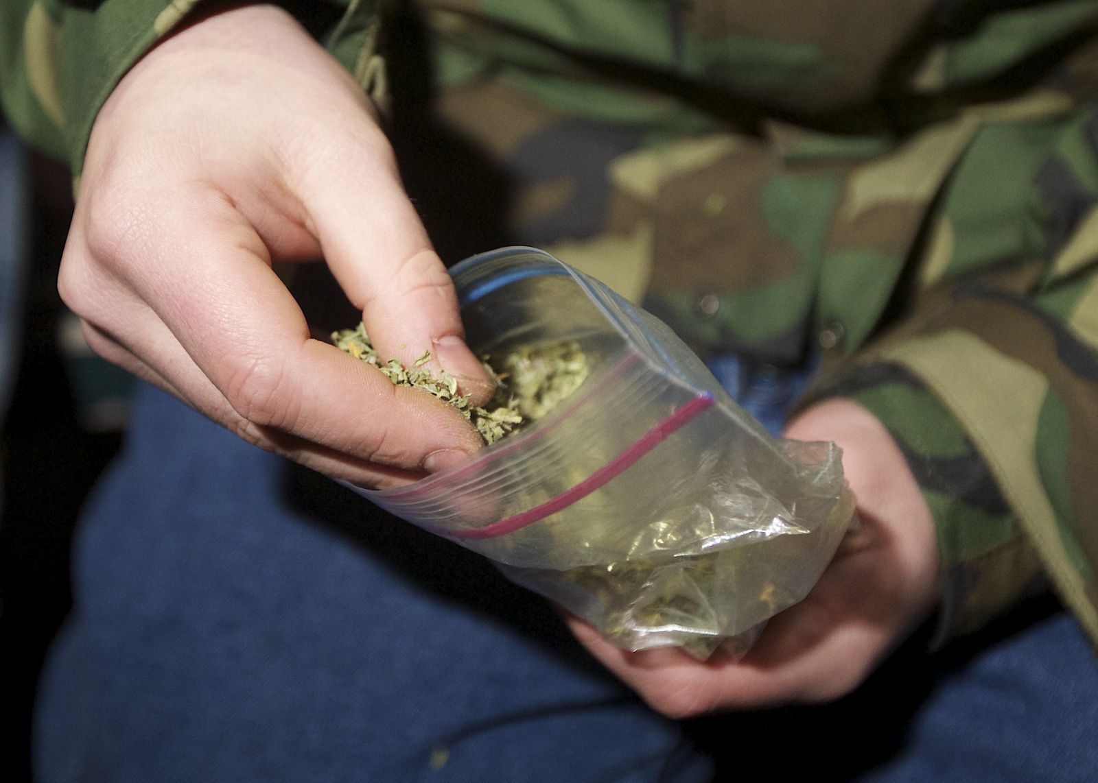 Приехавшие на семейный скандал полицейские обнаружили спрятанную марихуану