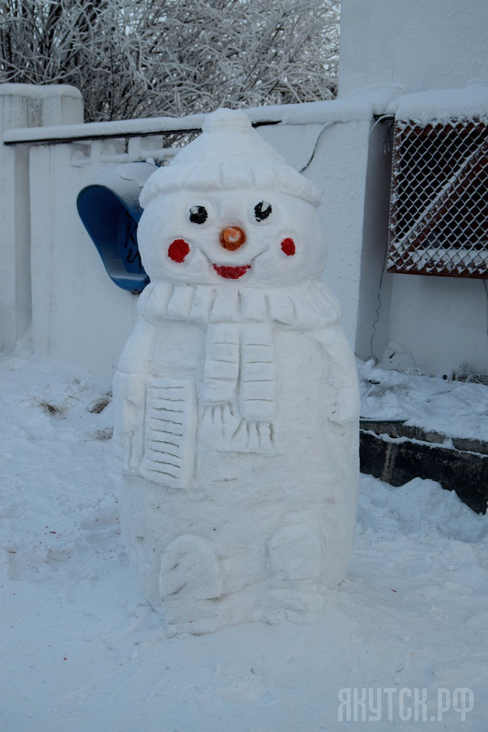 В Городском парке культуры и отдыха прошел конкурс «Снеговик»